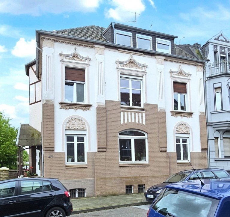 Stra�enansicht Viersen Maisonettewohnung Zwei Wohnungen mit Gartenanteil im Jugendstilhaus, Viersen-Hoser