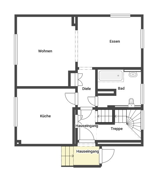 Erdgeschoss Zweifamilienhaus M�nchengladbach