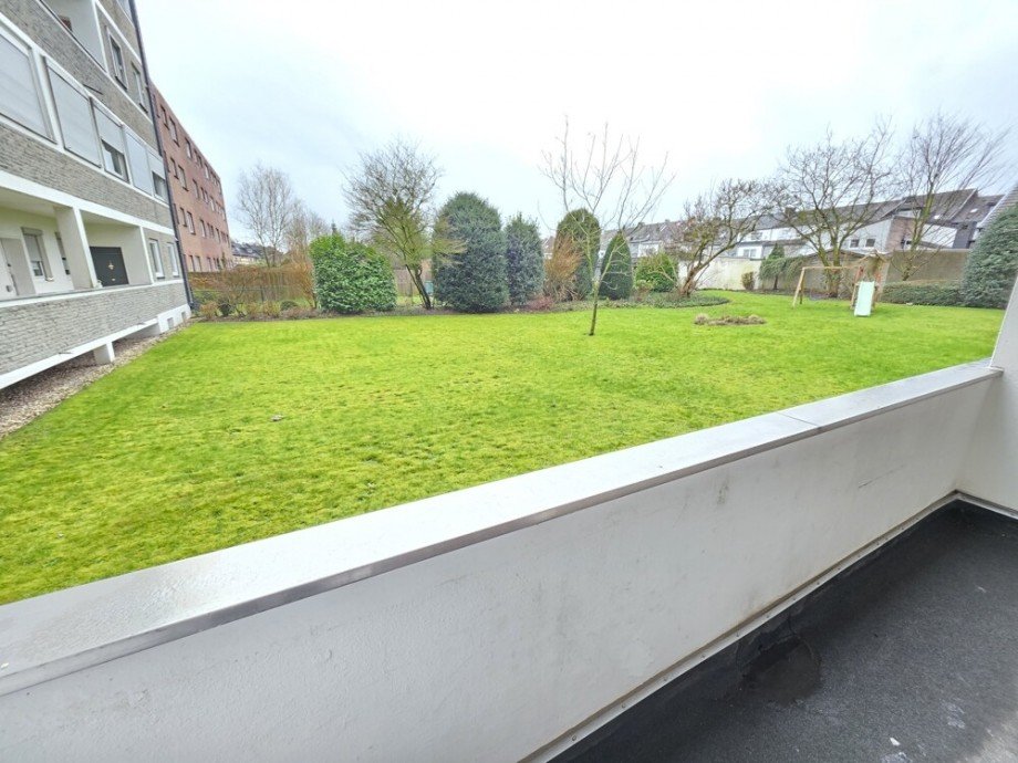 Blick vom Balkon Etagenwohnung Viersen