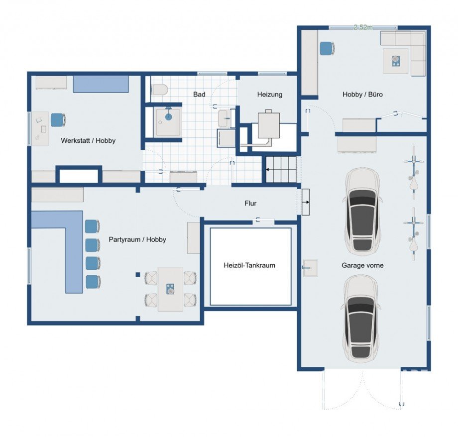 Untergeschoss Einfamilienhaus H�ckelhoven