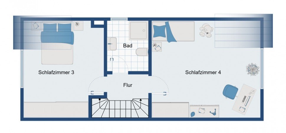 Dachgeschoss Reihenendhaus M�nchengladbach