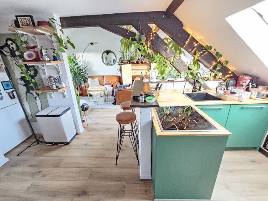 DG-offene K�che und Wohnzimmer Mehrfamilienhaus M�nchengladbach