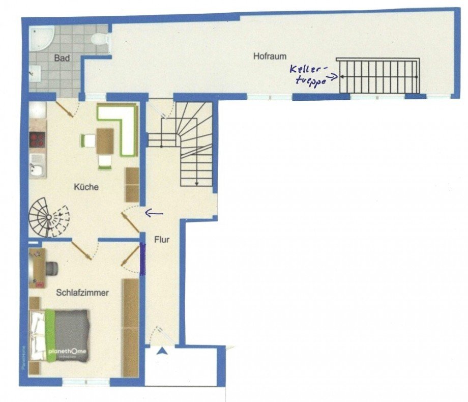 Erdgeschoss Maisonettewohnung Viersen