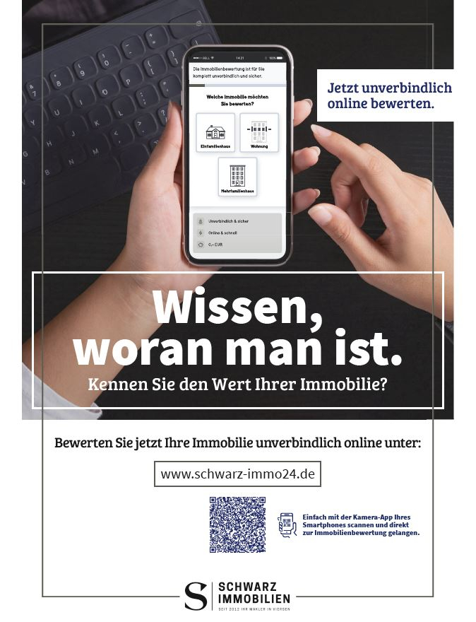 Online Immobilienwertrechner Reihenmittelhaus Viersen