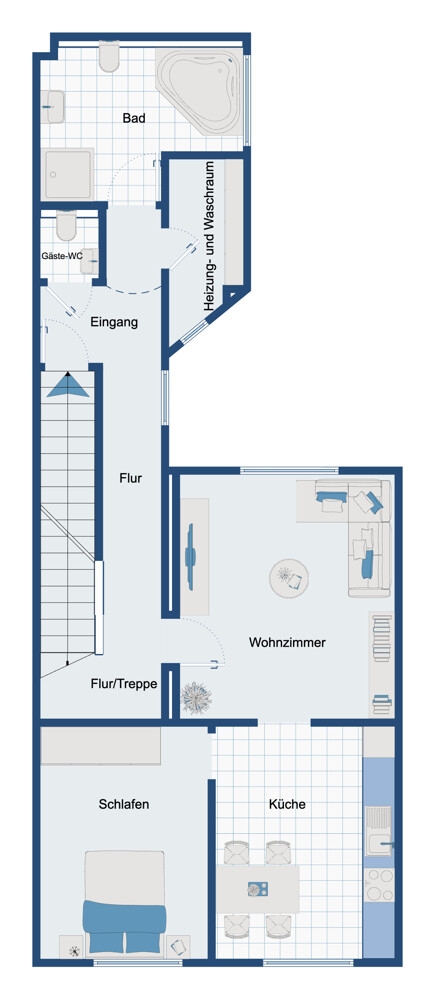 Obergeschoss Reihenhaus Viersen