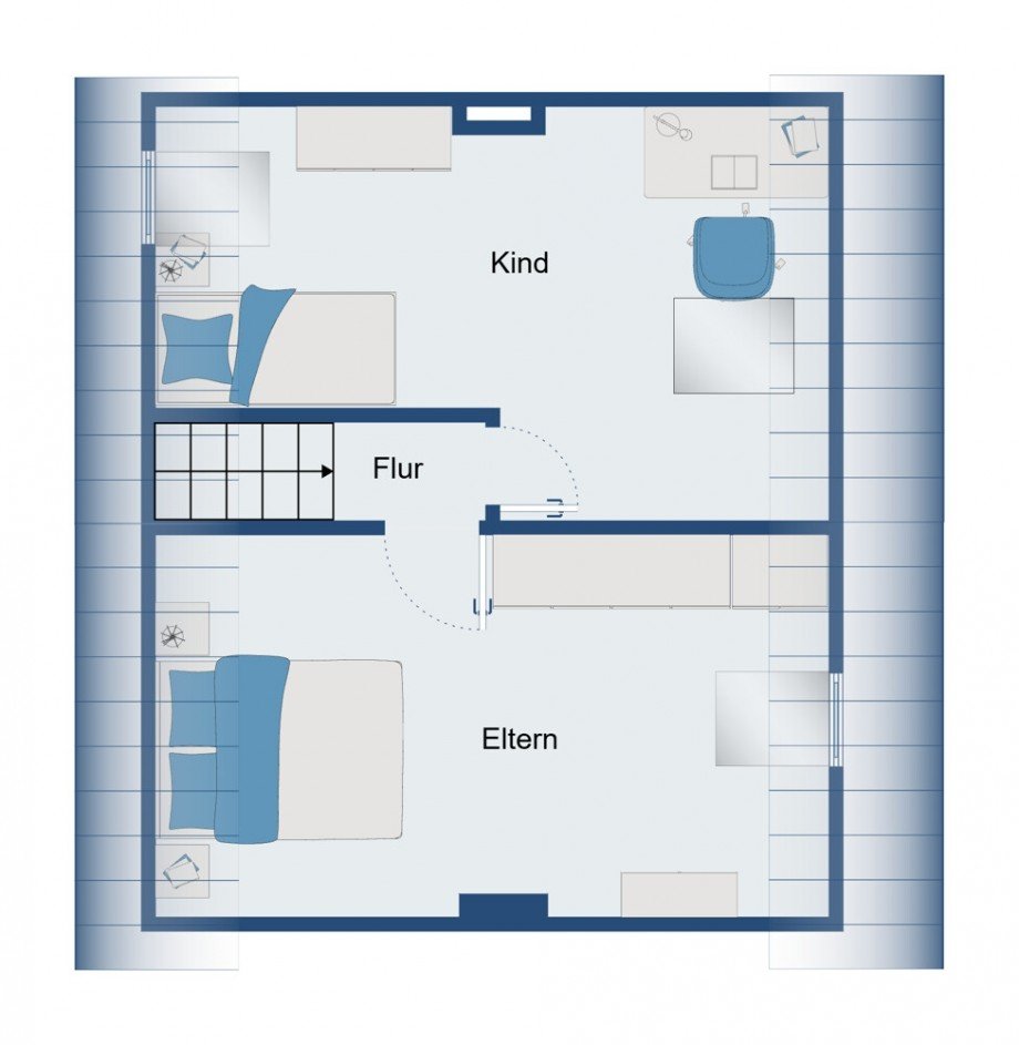 Dachgeschoss Reihenmittelhaus Viersen