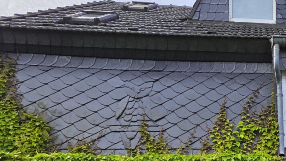 Schieferverkleidung Reihenendhaus Viersen