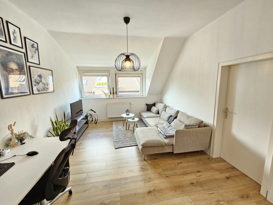 Wohnzimmer DG Maisonettewohnung Viersen