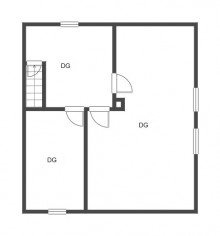 Dachgeschoss Renovierungsbed�rftiges Reihenendhaus mit Anbau und Doppelgarage in Viersen-D�lken