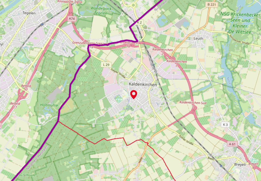 Mikrolage Karte Wohngrundst�ck Nettetal