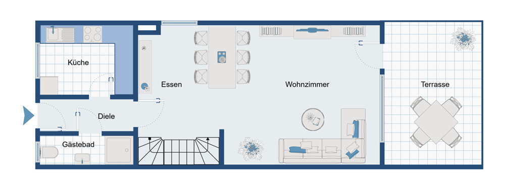 Erdgeschoss Reihenendhaus M�nchengladbach