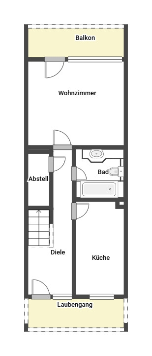 Erdgeschoss Maisonettewohnung Viersen